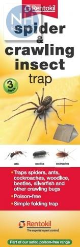 Rentokil FS58 Spider/Crawl Insect Trap - RENFS58 