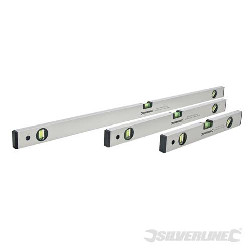 Silverline 119688 Builders Level Set 3pce 400, 600 and 1000mm - SIL119688 
