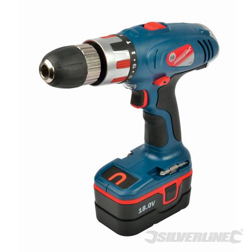 Silverline 124989 Combi Hammer Drill 18V 18V - SIL124989 - DISCONTINUED 