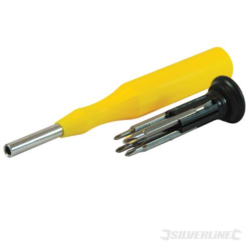Silverline 129863 8-in-1 Precision Screwdriver Set Phillips and Slotted - SIL129863 