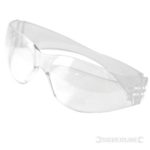 Silverline 140893 Wraparound Safety Glasses Clear - SIL140893 