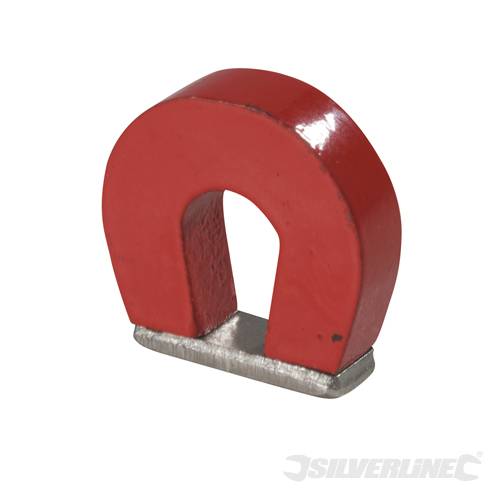 Silverline 169100 Horseshoe Magnet 25 x 22 x 8mm - SIL169100 