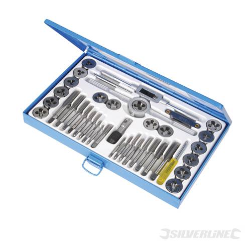 Silverline 186811 Tap and Die Expert Set 40pce 40pce - SIL186811 