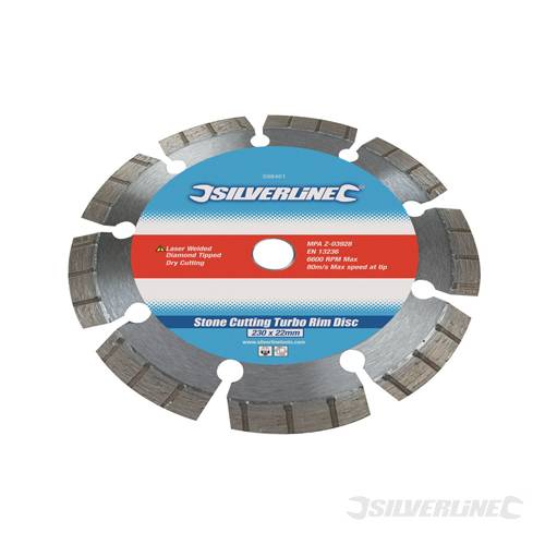 Silverline 196524 Laser Welded Turbo Rim Blade 300 x 20mm - SIL196524 