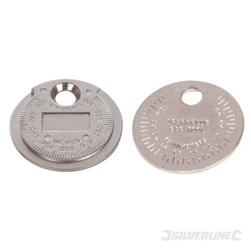Silverline 202148 Spark Plug Gap Tool 0.5 - 2.55mm / 0.02 - 0.1" - SIL202148 