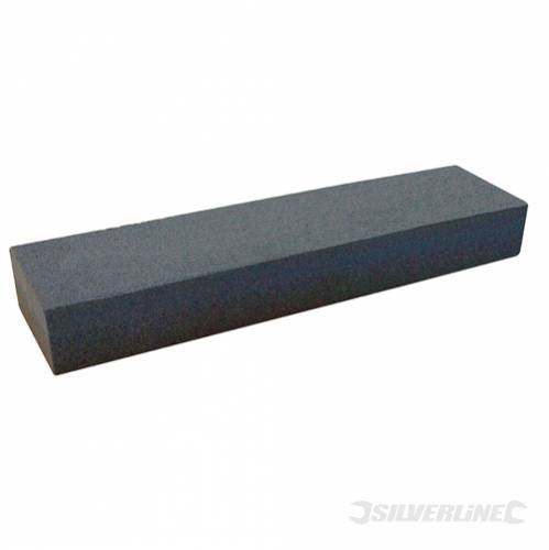 Silverline 228560 Aluminium Oxide Combi Sharpening Stone 200 x 50 x 25mm - SIL228560 