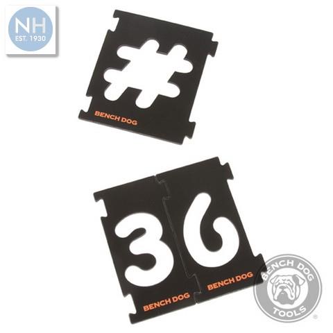 BENCHDOG 237890 Numbering Sign Kit 31pce 31pce - SIL237890 