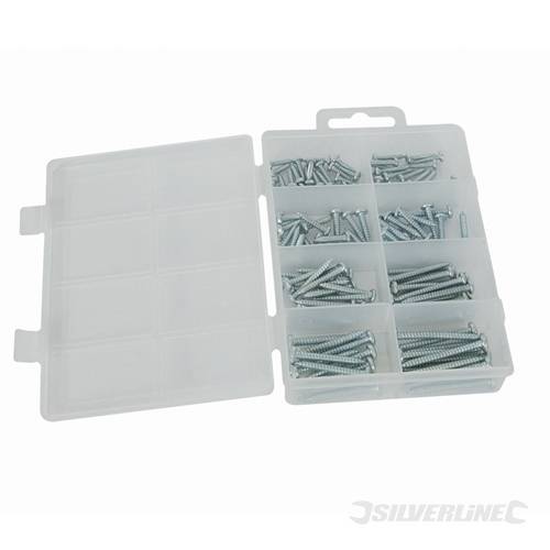 Silverline 245023 Self-Tapping Screws Pack Pan 130pce - SIL245023 