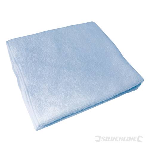 Silverline 250276 Microfibre Cloth Cleaning Set 3pce 400 x 400mm - SIL250276 