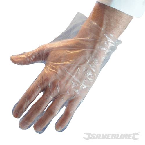 Silverline 250332 Multipurpose Gloves 50pk One Size - SIL250332 