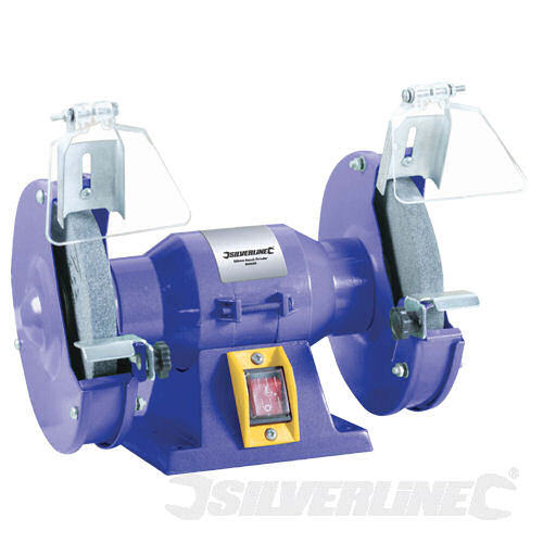 Silverline 263511 Bench Grinder 150W 150mm - SIL263511 