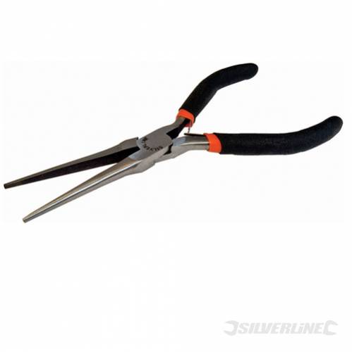 Silverline 282430 Needle Nose Electronics Pliers 150mm - SIL282430 