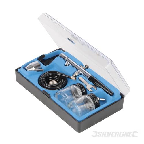 Silverline 282460 Air Brush Kit 6pce 6pce - SIL282460 