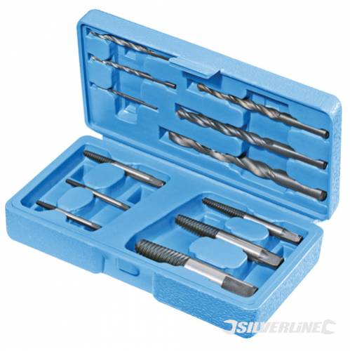 Silverline 371762 Screw Extractor Set 12pce 12pce - SIL371762 