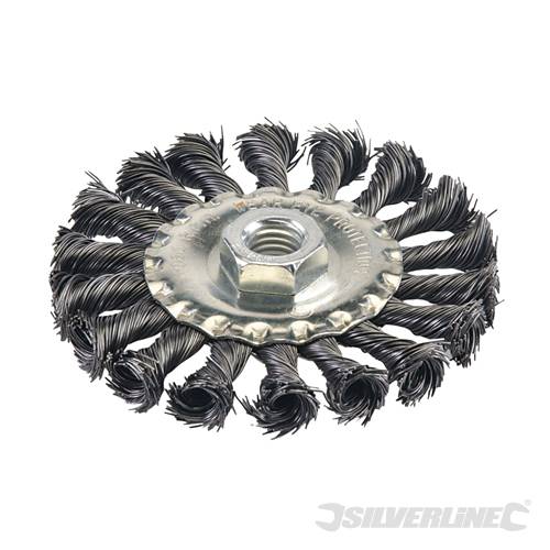 Silverline 398772 Twist-Knot Wheel 100mm - SIL398772 