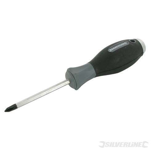 Silverline 399010 Hammer-Through Screwdriver Phillips No.2 x 100mm - SIL399010 