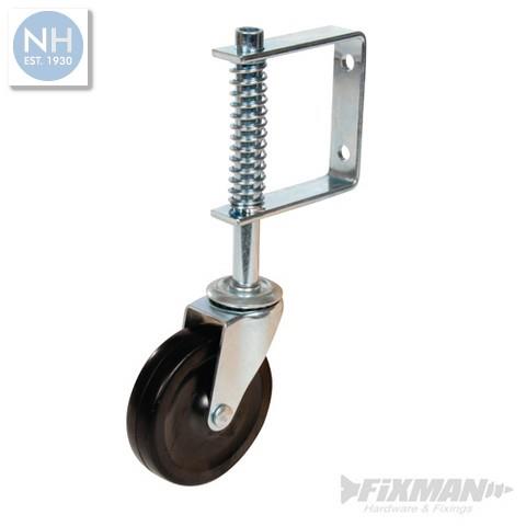 FIXMAN 455654 Gate Castor Swivel Spring-Loaded 100mm 57kg - SIL455654 - SOLD-OUT!! 