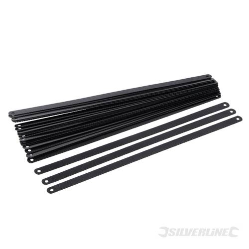 Silverline 456789 Carbon Steel Hacksaw Blade 24pce 300mm 24tpi - SIL456789 
