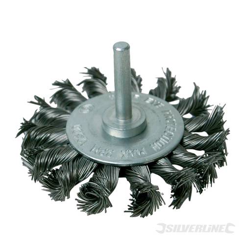 Silverline 456933 Twist-Knot Wheel 75mm - SIL456933 