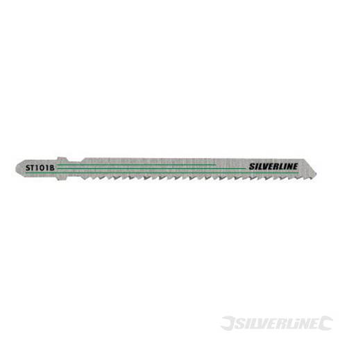 Silverline 503674 Jigsaw Blades ST101B 10pk 100mm Wood/Plastic - SIL503674 
