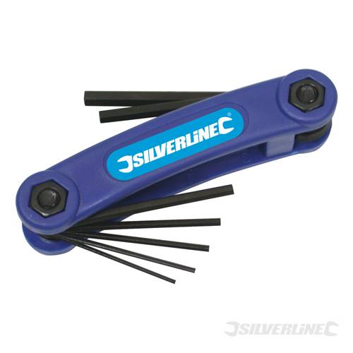 Silverline 50960 Hex Key Imperial Tool 7pce 1/20" - 3/16" - SIL50960 