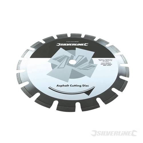 Silverline 580438 Asphalt Cutting Blade 300 x 20mm - SIL580438 