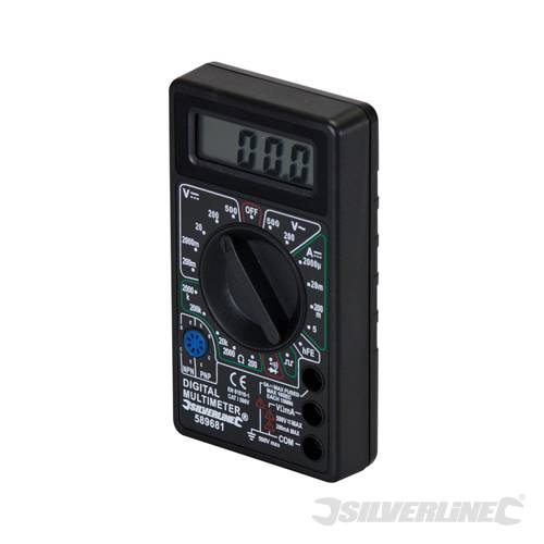 Silverline 589681 Digital Multimeter AC and DC - SIL589681 