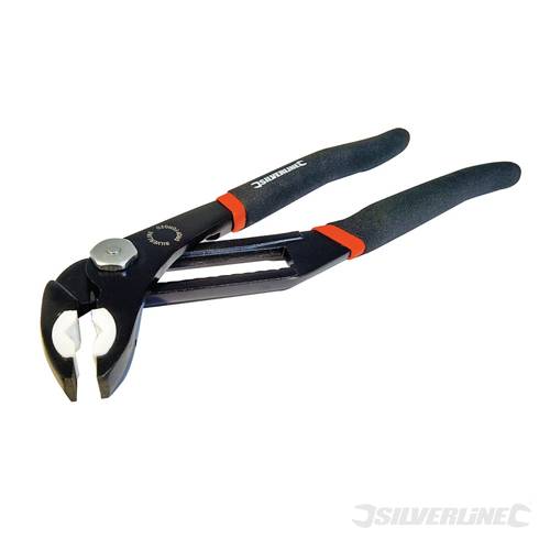 Silverline 595757 Quick Adjusting Soft-Jaw Pliers Length 280mm - Jaw 65mm - SIL595757 
