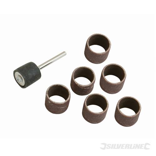 Silverline 598511 Drum Sanding Kit 7pce 1/4" - SIL598511 