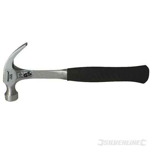 Silverline 633508 Solid Forged Claw Hammer 16oz - SIL633508 