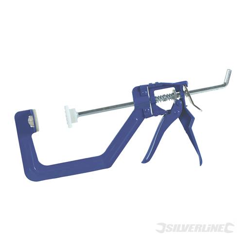 Silverline 633536 One-Handed Clamp 150mm - SIL633536 