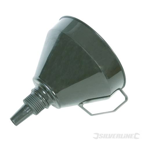 Silverline 633563 Plastic Funnel with Filter 160mm - SIL633563 