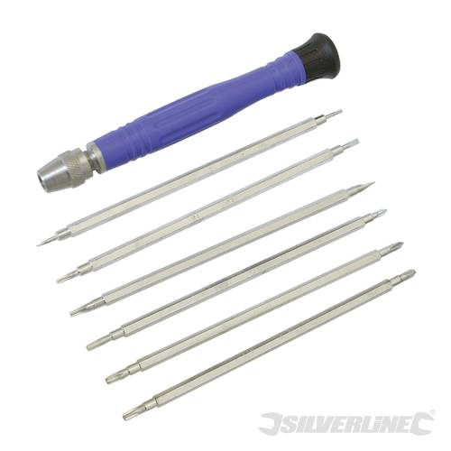 Silverline 633834 Precision Screwdriver Set 6pce 110mm - SIL633834 