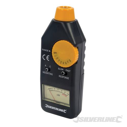 Silverline 633937 Sound Level Meter 50 - 126dB - SIL633937 - DISCONTINUED 