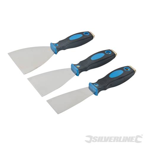 Silverline 661661 Expert Filler Knife Set 3pce 50, 75 and 100mm - SIL661661 