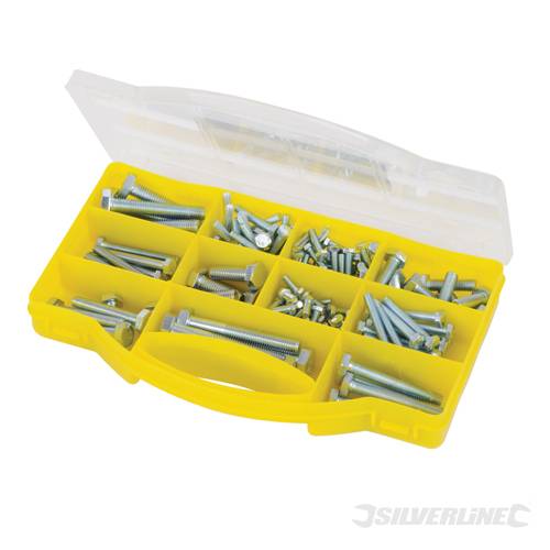 Silverline 677848 High Tensile Bolts Pack 145pce - SIL677848 