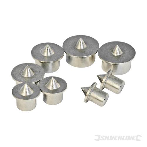 Silverline 733252 Dowel Centre Point Set 8pce 6 - 12mm - SIL733252 