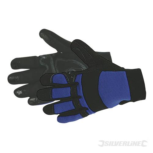 Silverline 763587 Mechanics Gloves One Size - SIL763587 