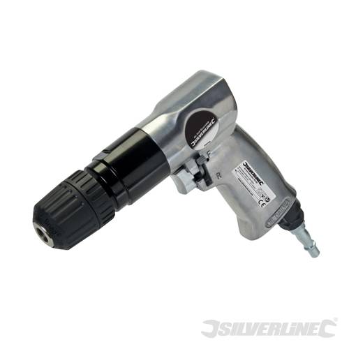 Silverline 793759 Air Drill Reversible 10mm - SIL793759 