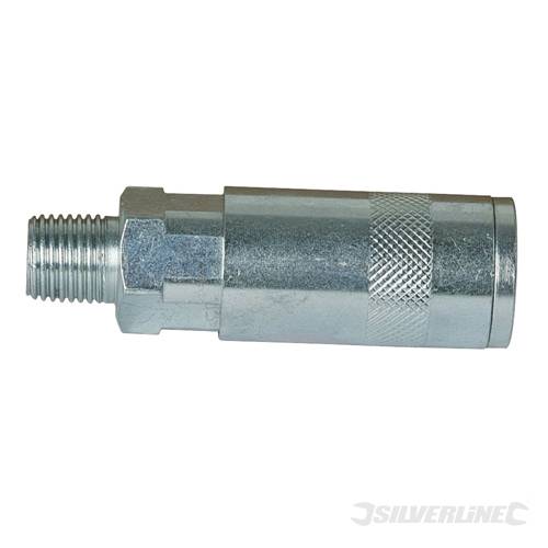 Silverline 794320 Air Line Quick Coupler 2pk 6mm (1/4") BSP - SIL794320 