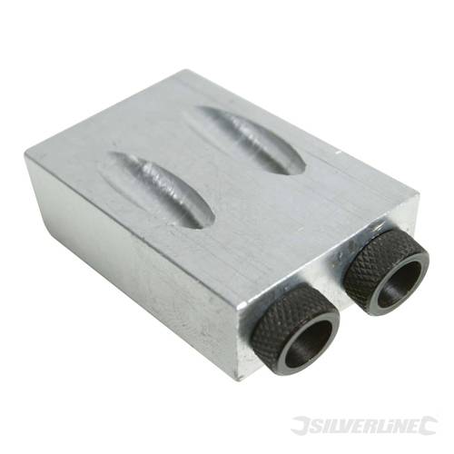 Silverline 868549 Pocket-Hole Jig 6, 8 and 10mm - SIL868549 
