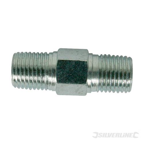 Silverline 868632 Air Line Equal Union Connector 6mm (1/4") BSPT - SIL868632 