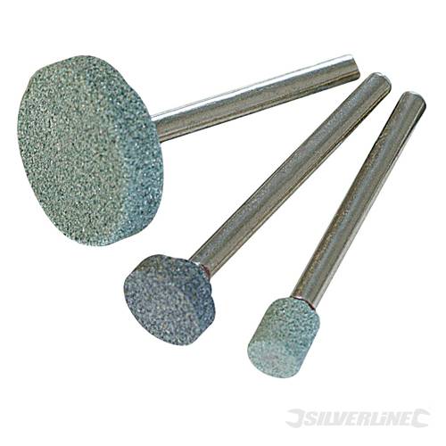 Silverline 868811 Grinding Wheel Set 3pk 5, 9, 20mm - SIL868811 