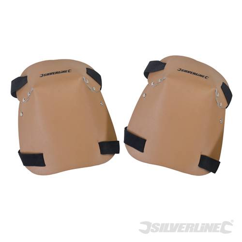 Silverline CB08 Knee Pads Leather One Size - SILCB08 