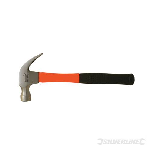 Silverline HA11 Fibreglass Claw Hammer 20oz - SILHA11 
