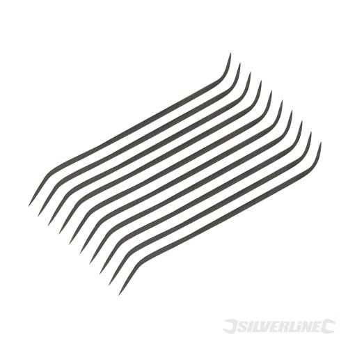 Silverline MS99 Riffler Files Set 10pce 140mm - SILMS99 