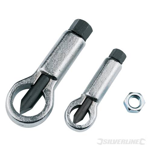 Silverline PC70 Nut Splitter Set 2pce 2-15mm and 15-22mm - SILPC70 