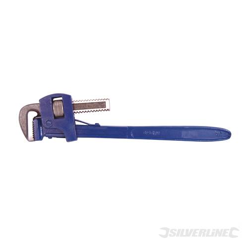 Silverline WR91 Stillson Pipe Wrench Length 450mm - Jaw 65mm - SILWR91 