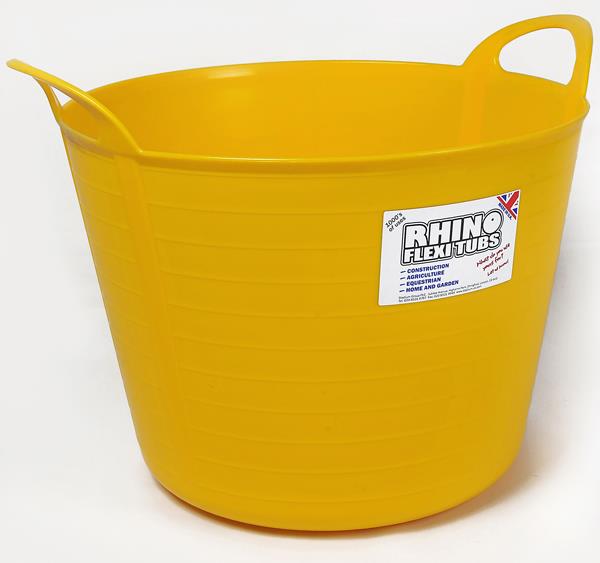 Rhino 12L Yellow Tub - STDBM512Y 