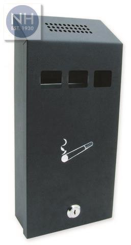 Sterling CIG1BK Cigarette Bin Black - STECIG1BK 